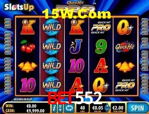 Interface moderna da plataforma BET552